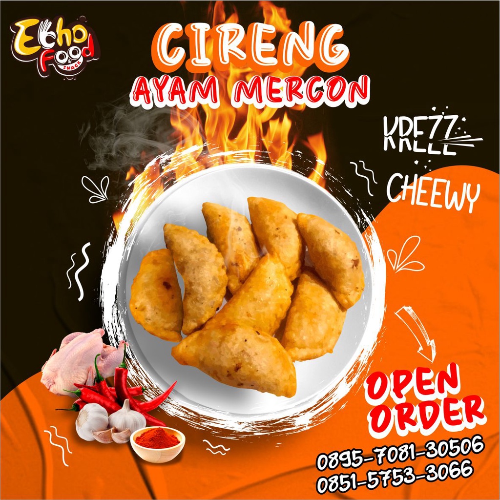 

Cireng isi khas Bandung isi 5/ Cireng Ayam Pedas/ Cireng Frozen