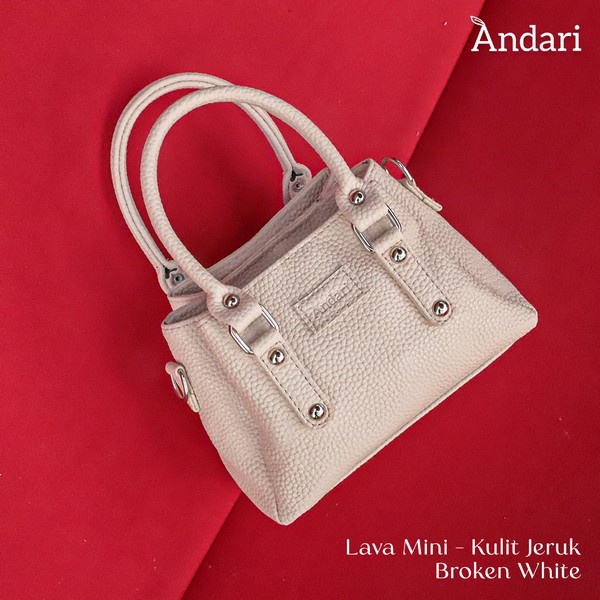 LAVA Bag Varian Kulit Jeruk - Leopard - Gold - Silver Original by Andari Tas Selempang Wanita