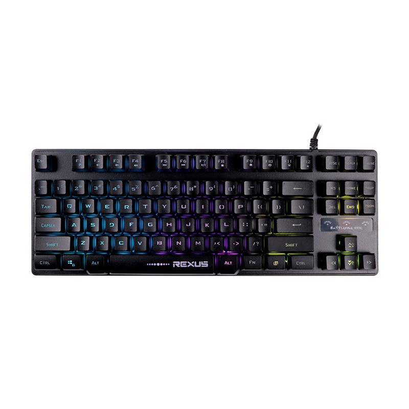 Keyboard Rexus Battlefire K9 TKL Black RGB | Keyboard Gaming