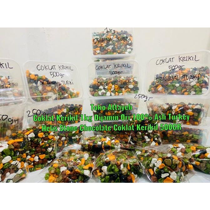 

JUAL Coklat Kerikil 1kg Dijamin Ori 100% Asli Turkey Helis Stone Chocolate