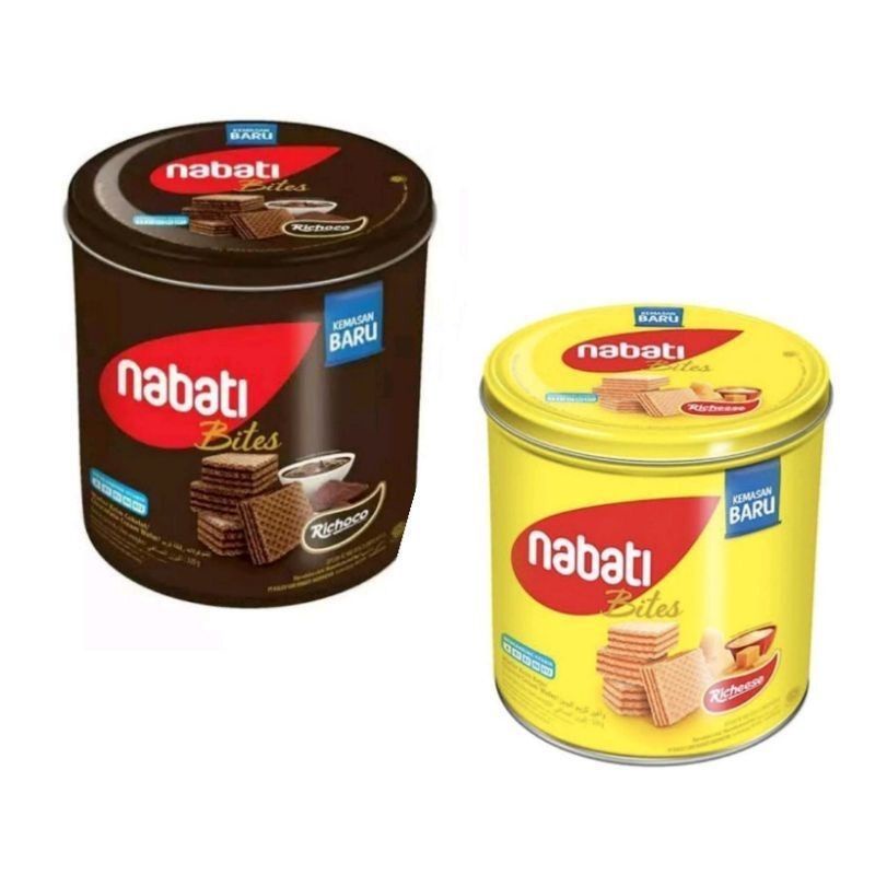 

Nabati Kaleng Wafer Nabati Coklat keju Cemilan Lebaran Snack Lebaran Toples Hari Raya Idul FItri Makanan Ringan Paket Hampers Parcel