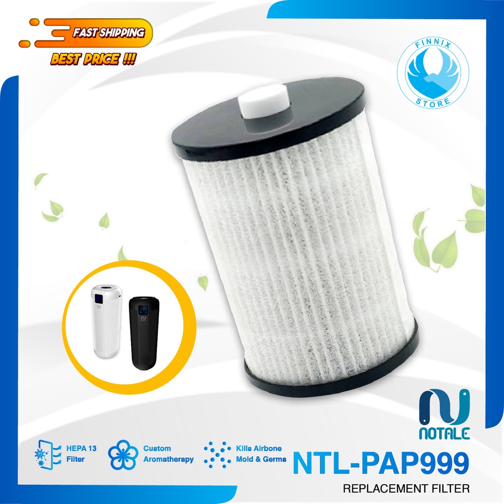 Replacement Filter HEPA H13 For Notale UVC Car Air Purifier PAP999