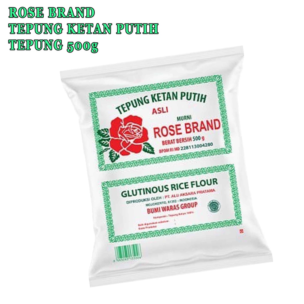 Rose brand* Tepung ketan putih* 500g* Tepung