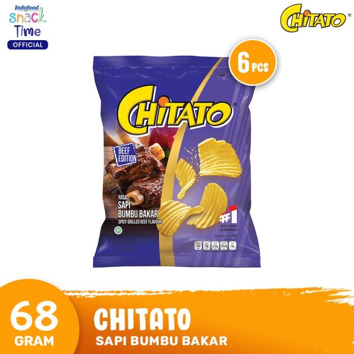 

MURAH Chitato Sapi Bumbu Bakar 68 Gr - 6 Pcs