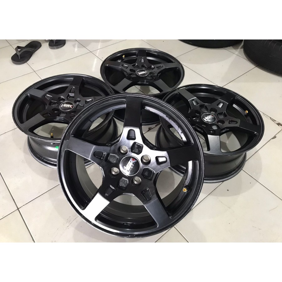 velg mobil bekas HSR Orijinal ring 15 pcd 4x100 untuk Brio, Agya, Calya