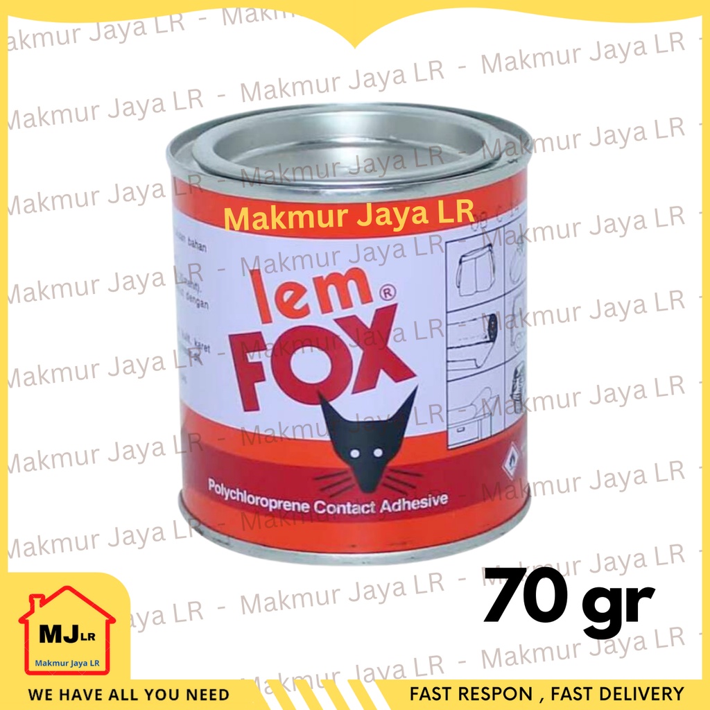 

LEM FOX kuning 70 gram / Lem Kuning / Lem Serbaguna 70gram 70gr 70 gr