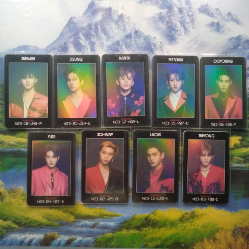 access card jeno ac jeno ac jaemin ac mark ac jisung ac renjun ac doyoung ac johnny
