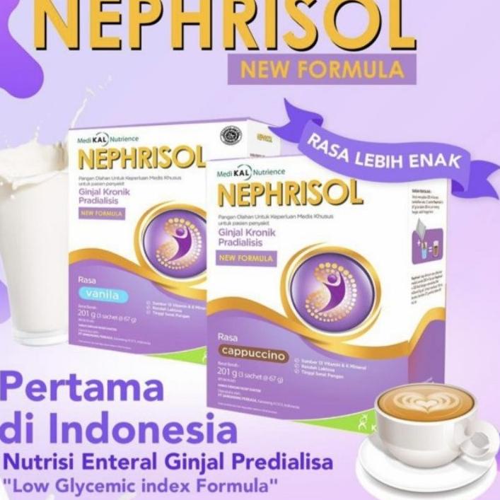 

Terbaru⭐✔️-NEPHRISOL 201 GR (NEW FORMULA) VANILLA DAN CAPPUCCINO