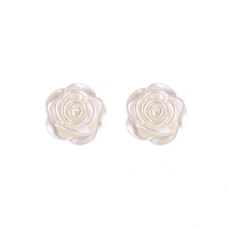 Sayishop Anting Tusuk Motif Bunga Gardenia Ala Korea Untuk Wanita C16