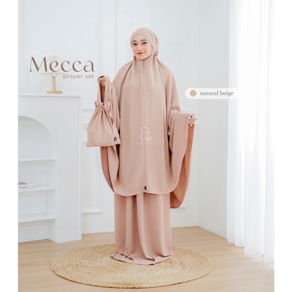 Mukena Dewasa Mecca Prayer Set by Azmeela