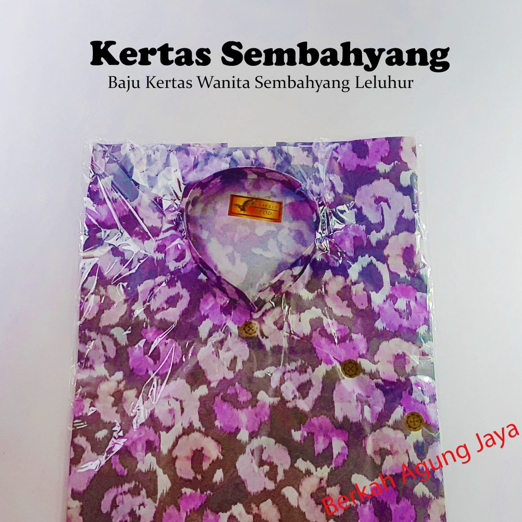 Baju Kertas Sembahyang Wanita OPP / Ceng Beng / Leluhur