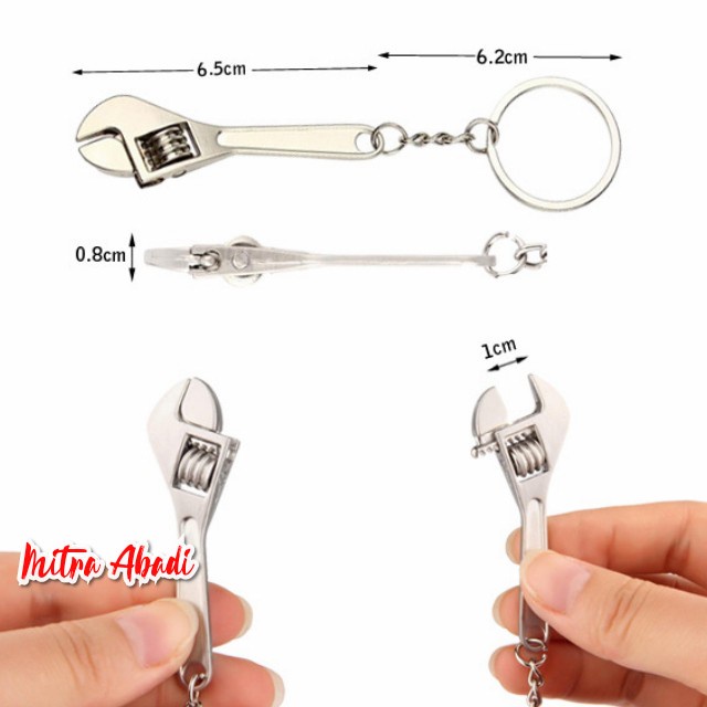 Gantungan Kunci Inggris Mini / Mini Wrench Tools Key Chain