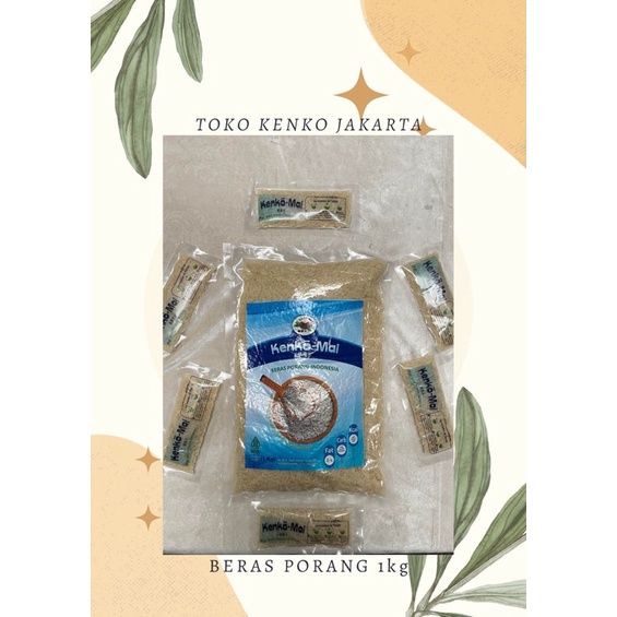 Beras Porang - Kenko mai 1kg ( konjac rice/Shirataki/Beras sehat )