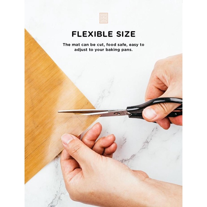 

Non-stick High Temp Silicone Baking Sheet Mat
