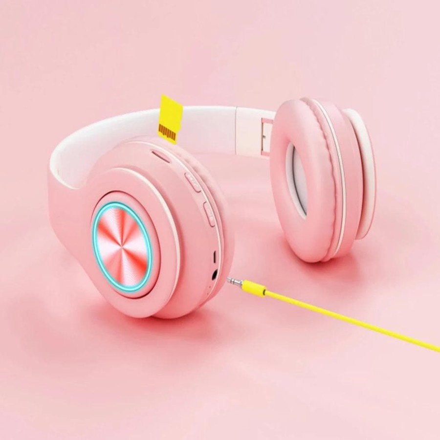 Headset Headphone Bluetooth Bando Inpods Boom Macaron B39