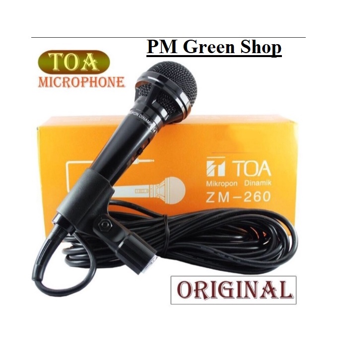 Mikrofon kabel toa mic original garansi resmi 1 tahun