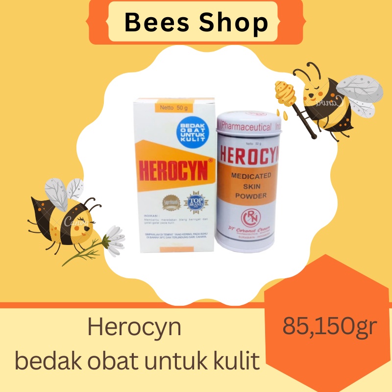 Herocyn Bedak Obat untuk Kulit - Isi 85/150 gram
