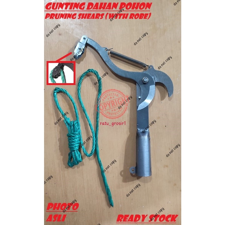 Gunting Dahan Pohon Tarik Pisau Tali Multifungsi Alat Tamanan Peralatan Kebun Tree Pruner Gergaji
