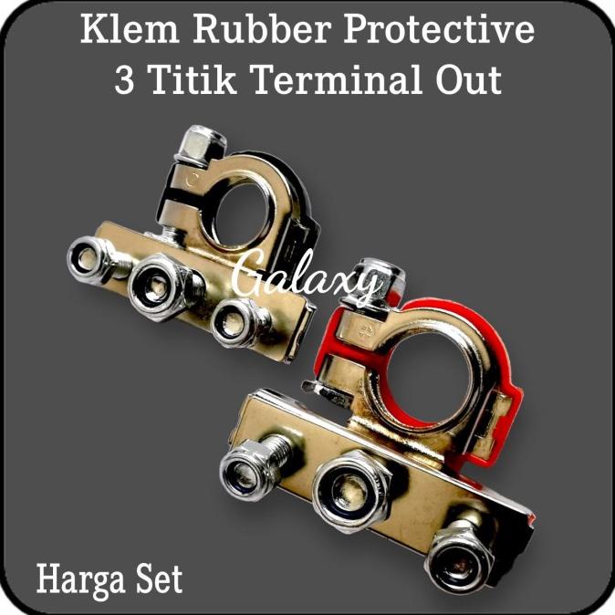 Gratis Ongkir Klem Aki Accu Plus Terminal 3 Lobang - Harga Set Terbaik (glx00rl)