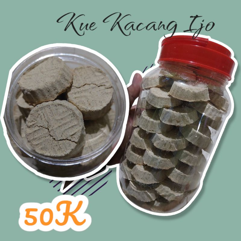 

kue kacang ijo , bangkit kacang , kue strowberry