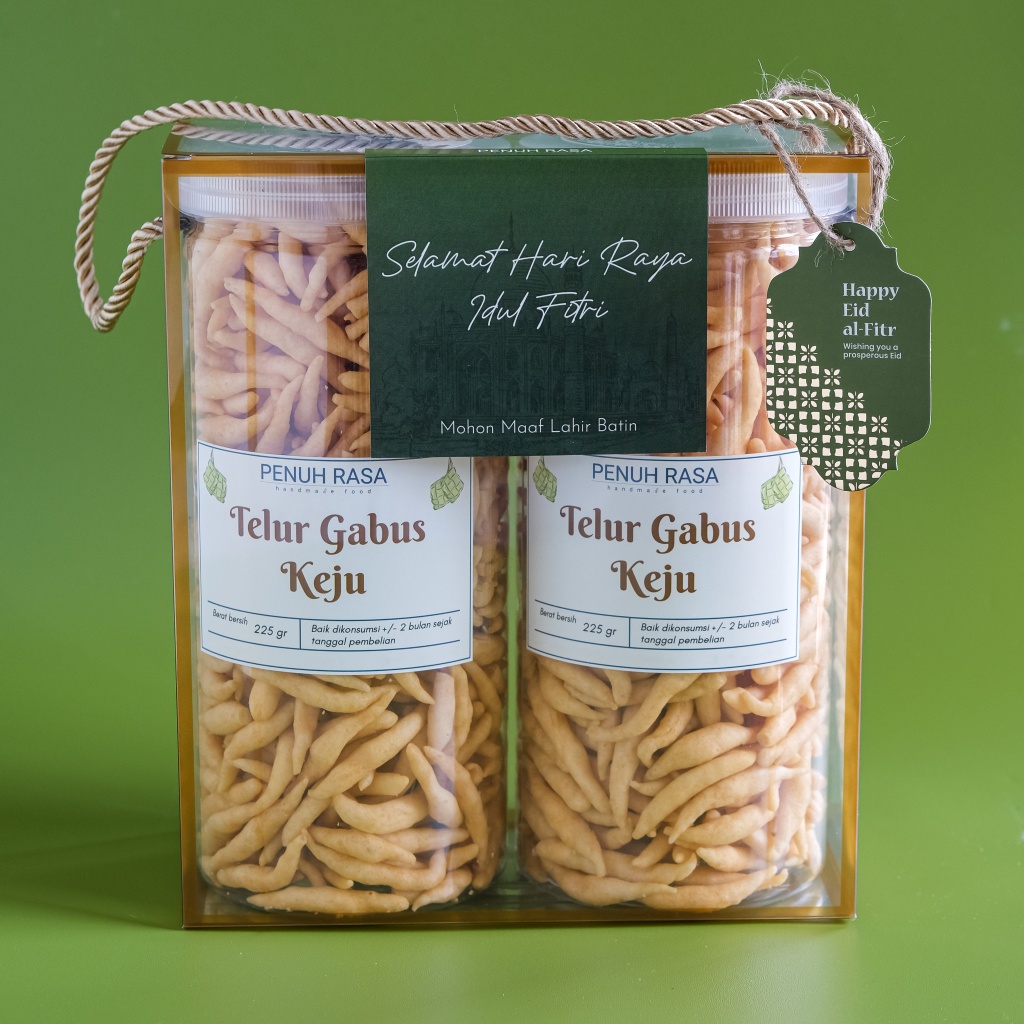 

Hampers Lebaran Penuh Rasa - 2 Telur Gabus Keju 225 gr