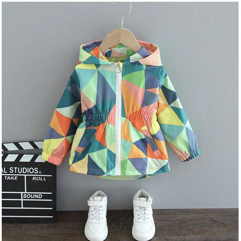 babyfit [2-8thn] BUTTERFLY MAZE jacket hoody panjang anak trench coat semi parachute zg-0325