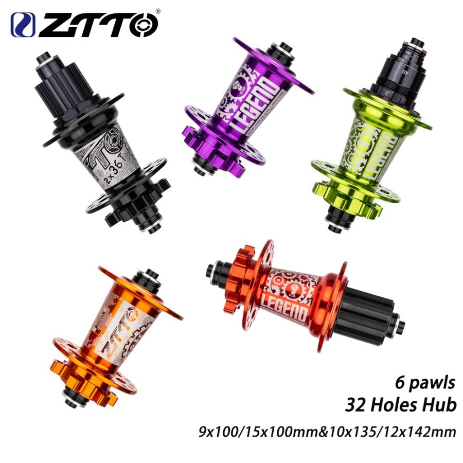 ZTTO DR290 Legend Hub Freehub Sepeda QR TA Six 6 Pawl Bearing Jangkrik