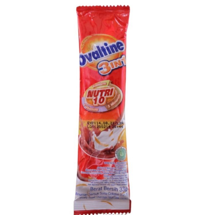 Ovaltine 3IN1 Chocolate Malt Milk Drink 33g