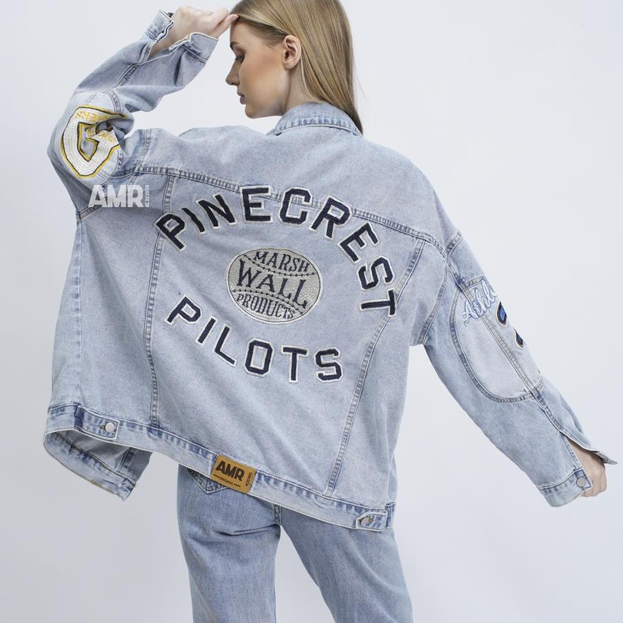 New Recommended AMR ORIGINAL - PILOTS 539 - JACKET JEANS OVERSIZE TOXIC