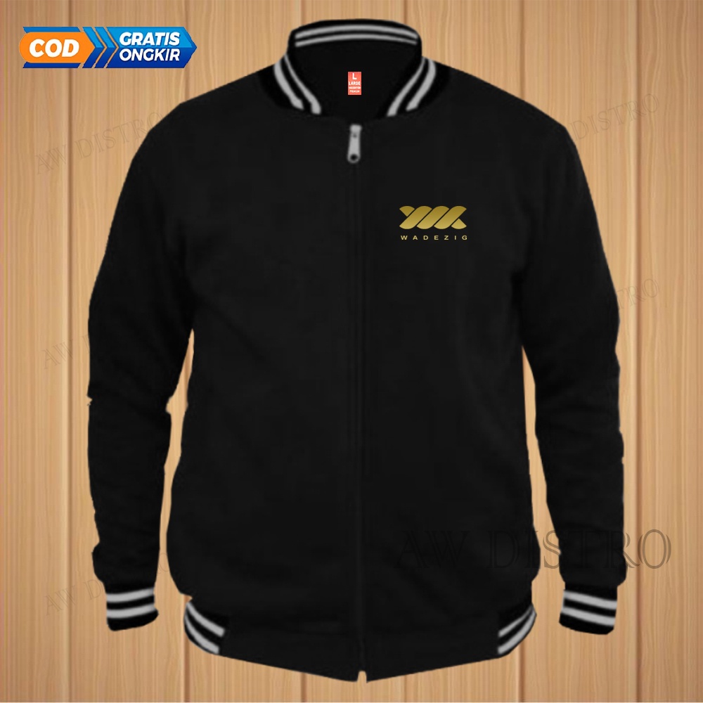 COD Jaket Baseball Varsity Distro WDG Text Gold Premium Quality