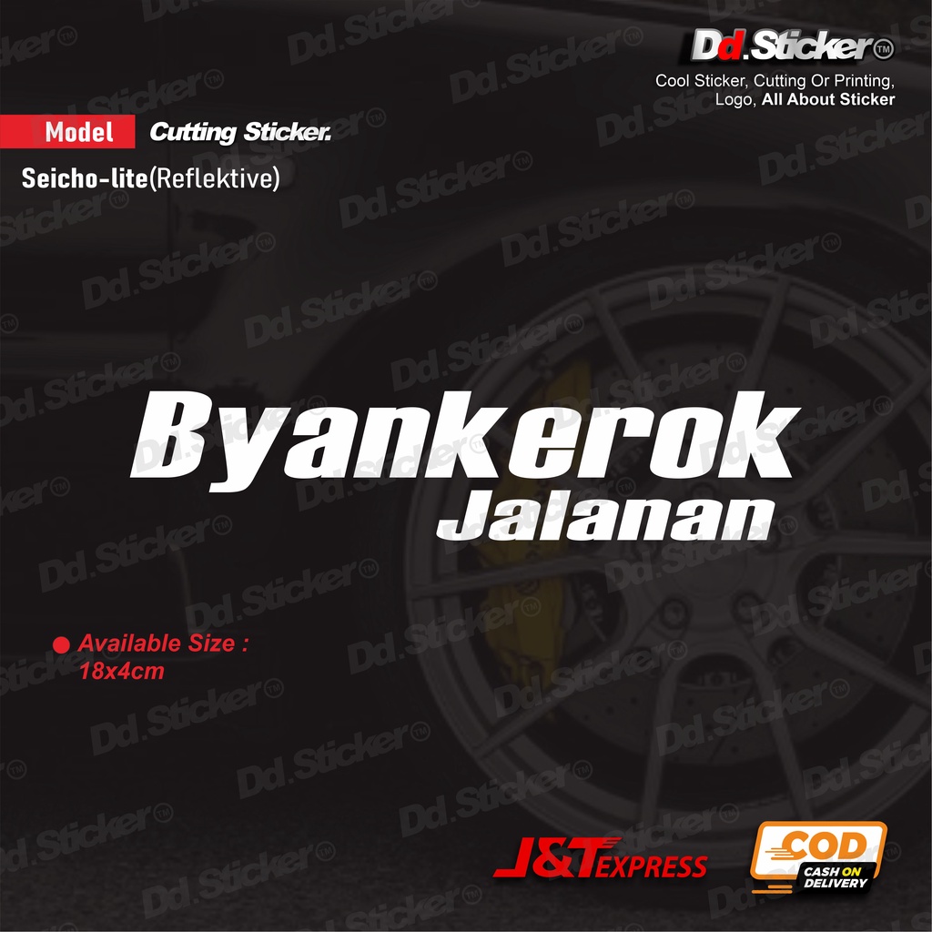 Sticker Byangkerok Jalanan RX KING