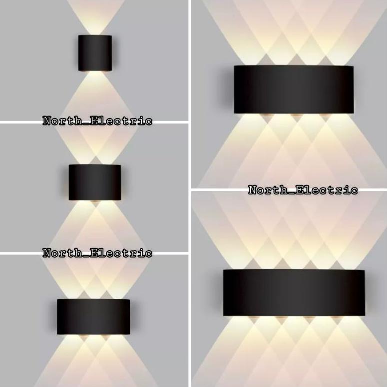 >XG34448< Lampu Dinding Taman Minimalis 2.Arah / LED Wall Light Outdoor / Lampu Dinding Minimalis / 