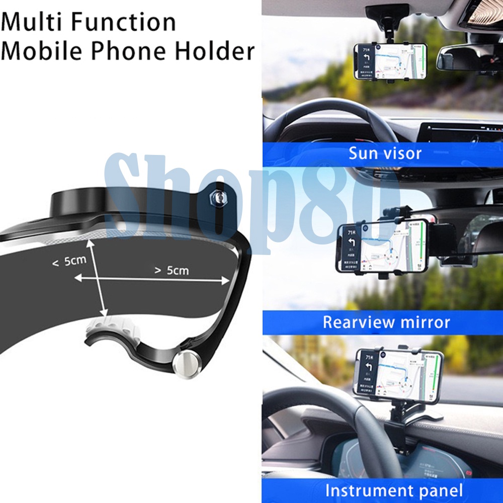 Phone Holder Dashboard Mobil Universal Car Mount Bracket Tempat HP GPS Handphone