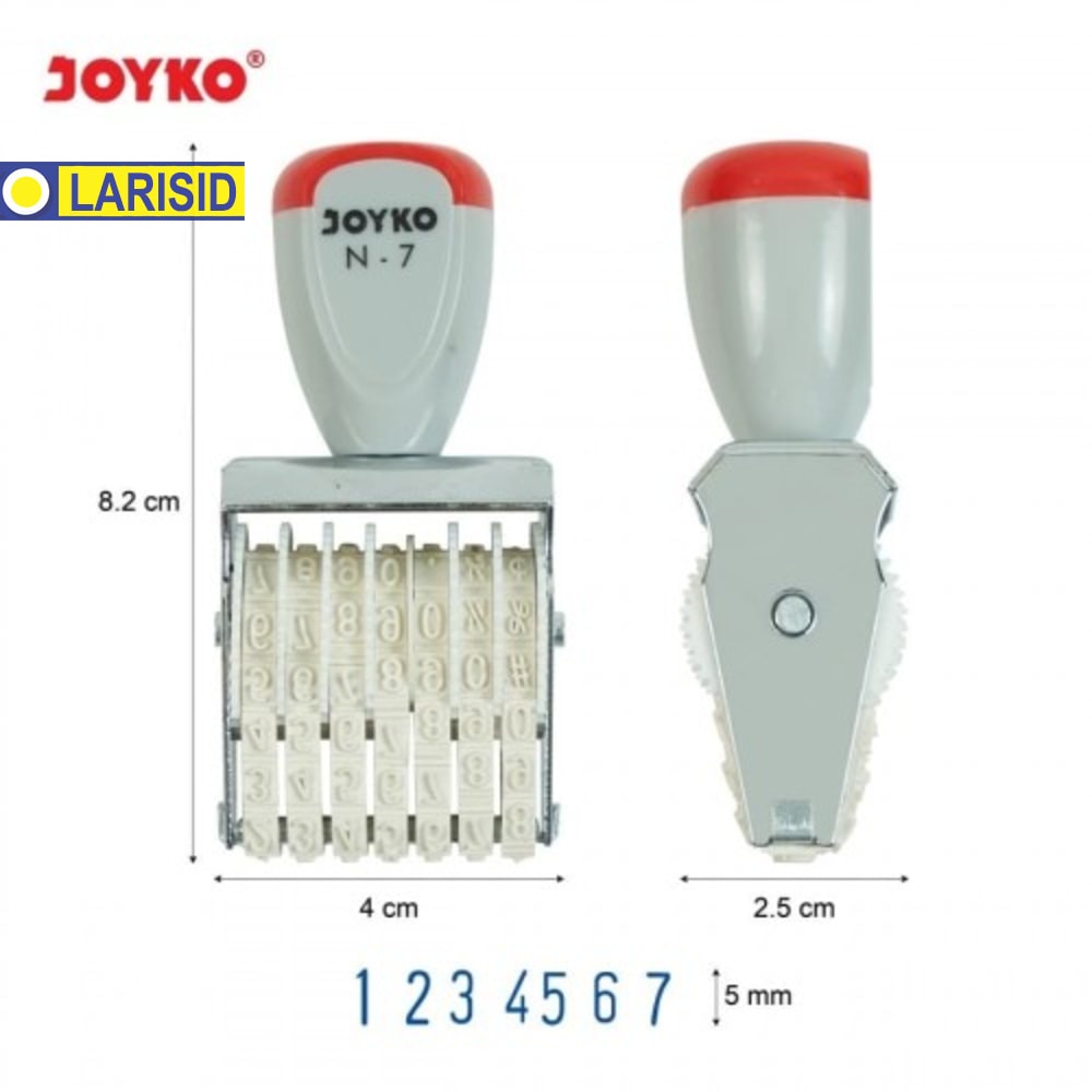 

Stempel Number Joyko N 7 7 Digit