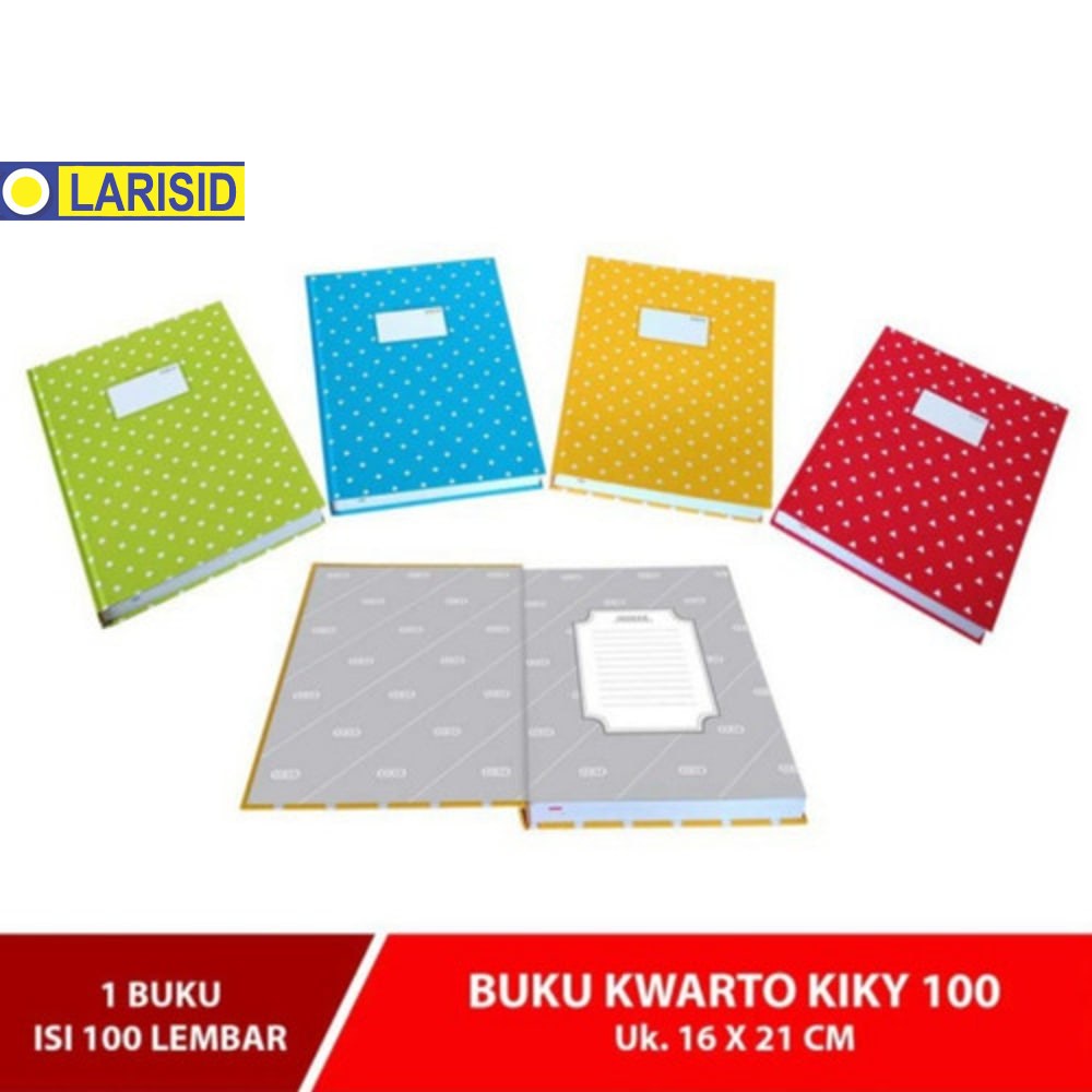 

Kiky Buku Tulis Hard Cover Kwarto Kuarto 100 Lembar