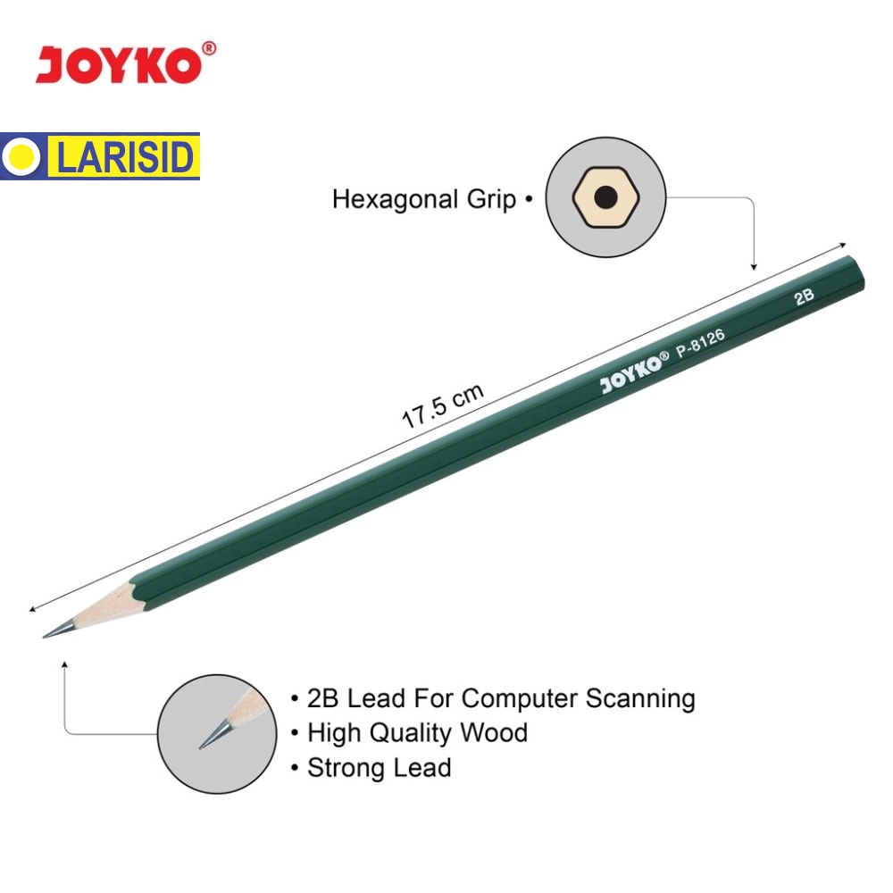 

Pensil Pencil Joyko P 8126 2B 1 Box 12 Pcs