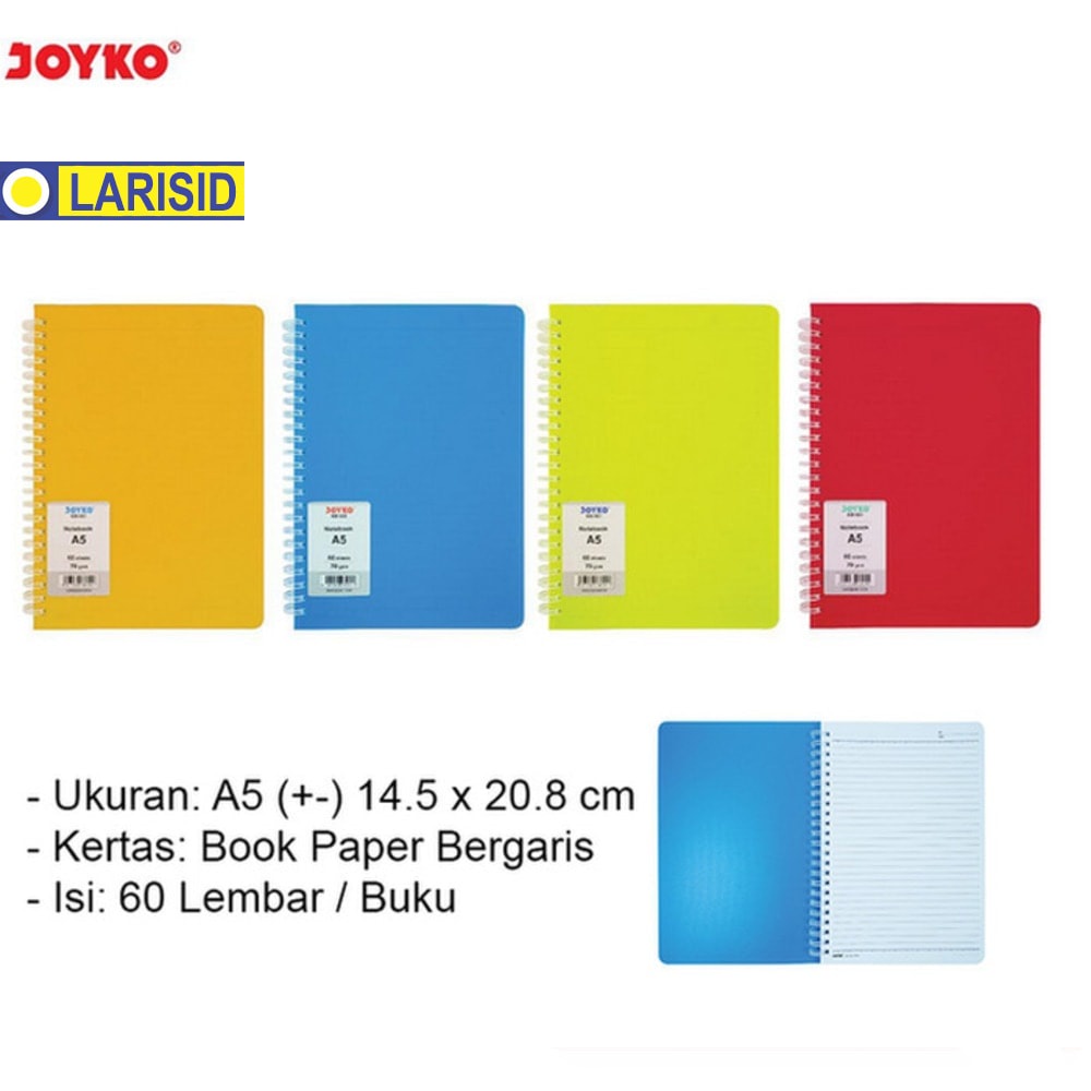 

Notebook buku Catatan buku Tulis Spiral A5 Joyko Note Book Nb 661