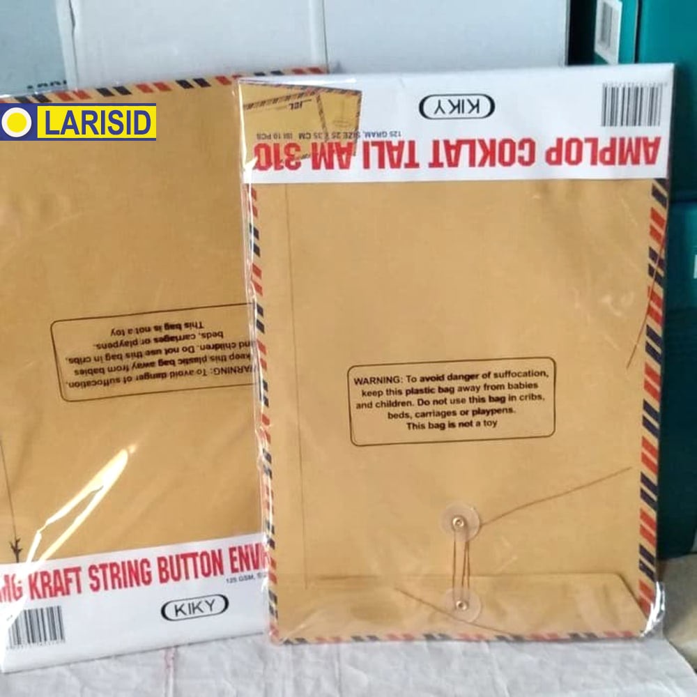 

Amplop Coklat 310 Airmail Tali Kiky