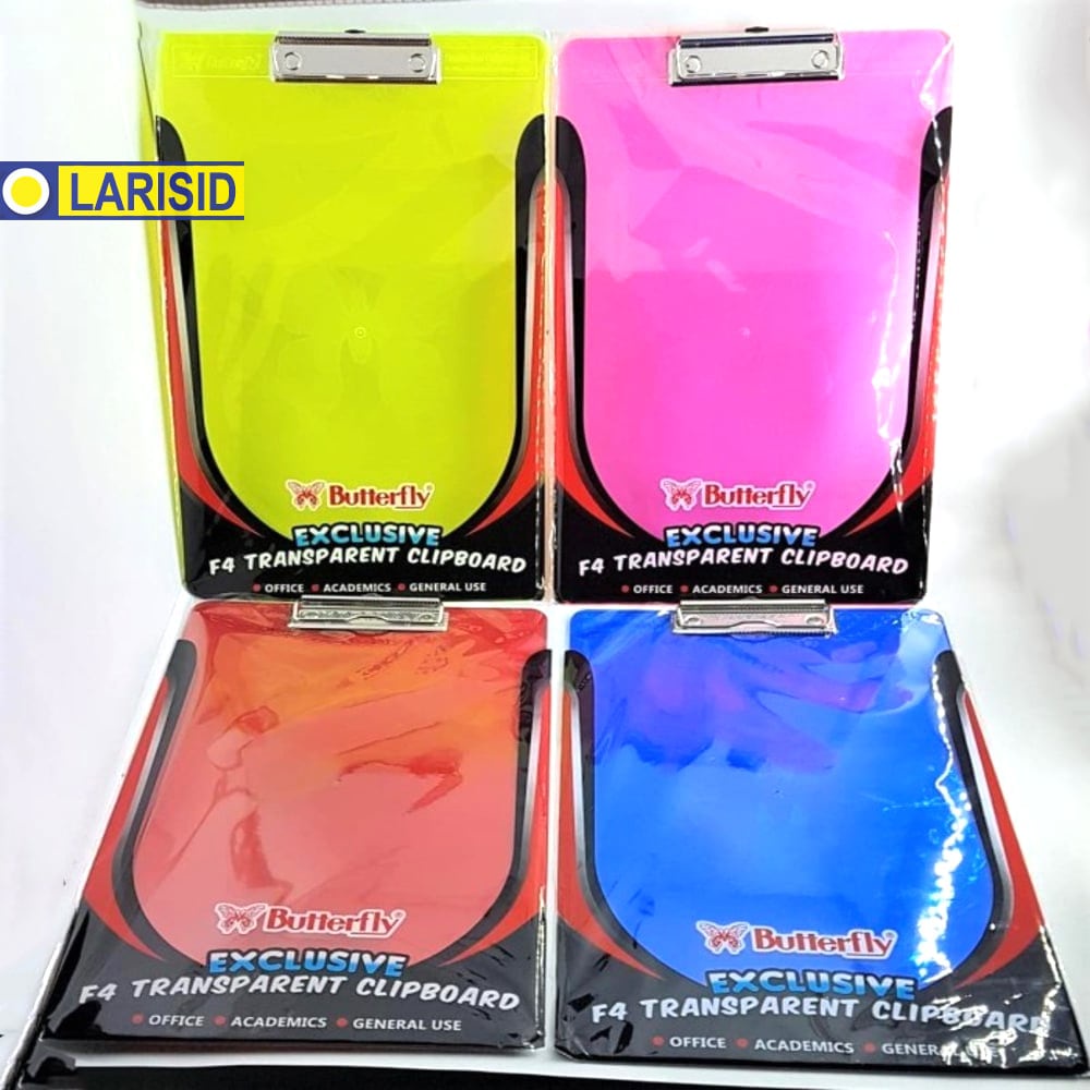 

Clipboard Transparant F4 Butterfly