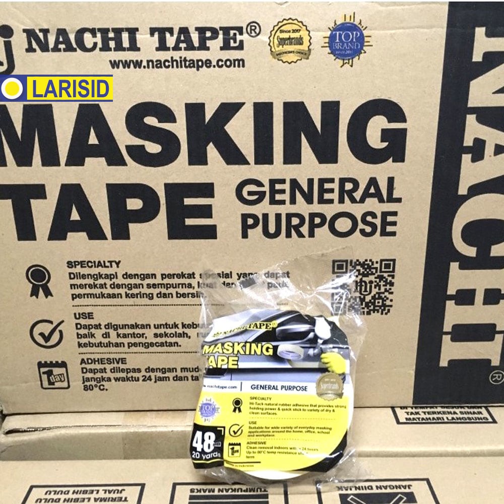 

Masking Tape isolasi Kertas Nachi 48Mm X 20Yard
