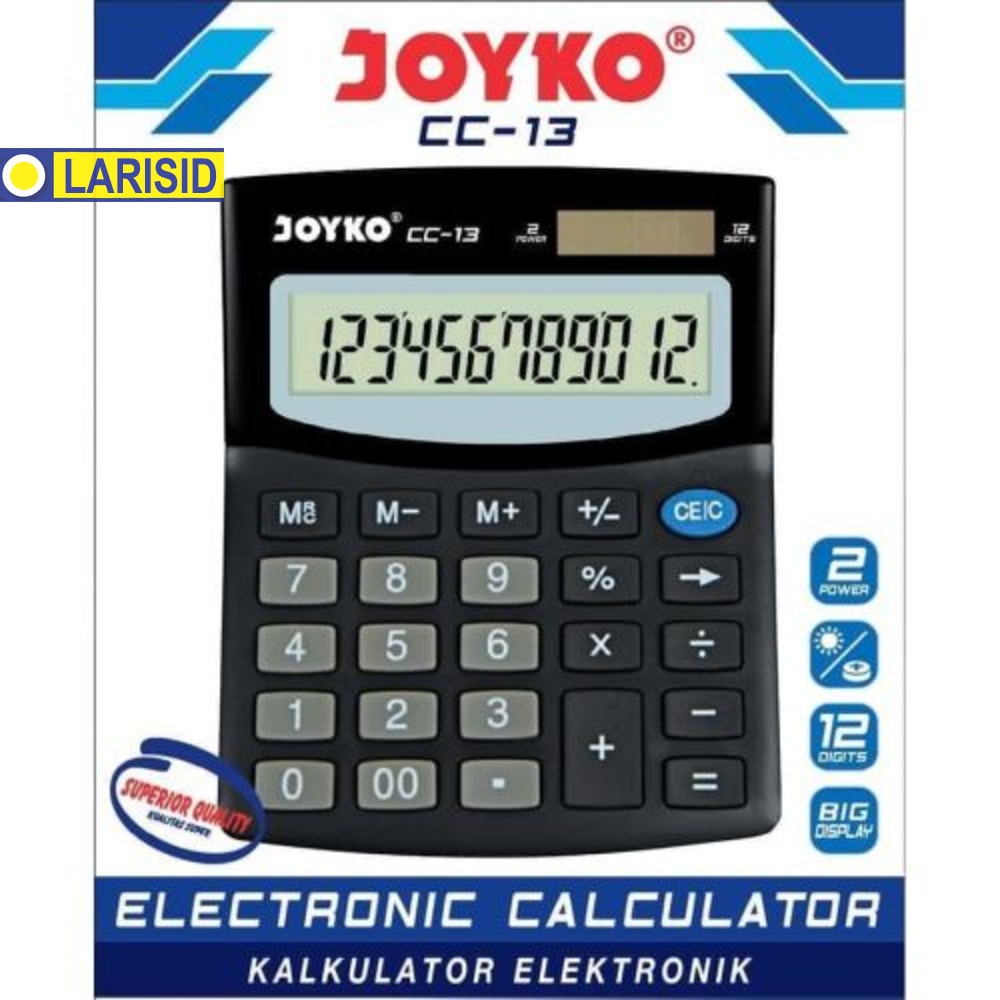 

Calculator Kalkulator Joyko Cc 13 12 Digits