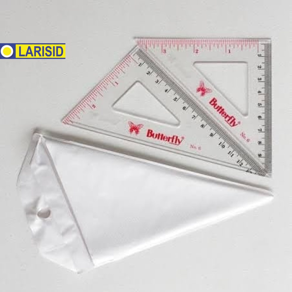 

Penggaris Segitiga Butterfly No. 6 Bt No. 6