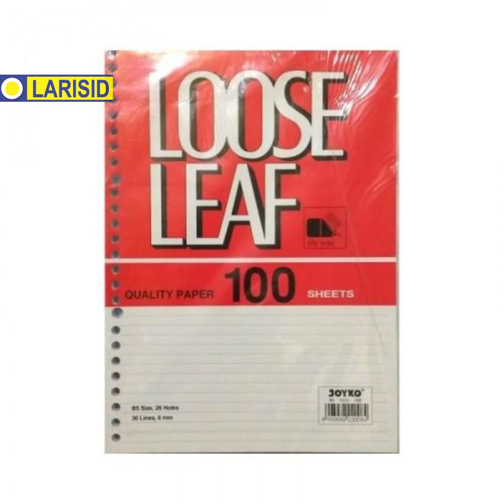 

Loose Leaf A5 Joyko 100 Lembar Refill Binder