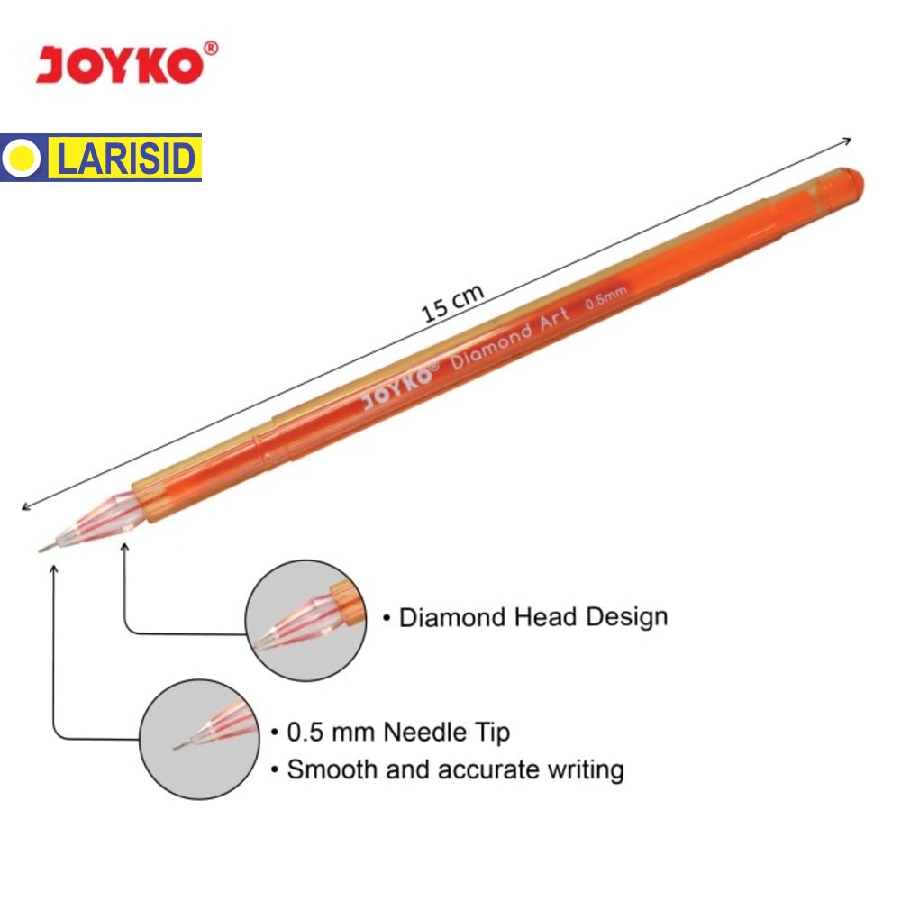 

Color Gel Pen Pena Jel Warna Joyko Gpc 310S Diamond Art 10 Warna 0.5Mm