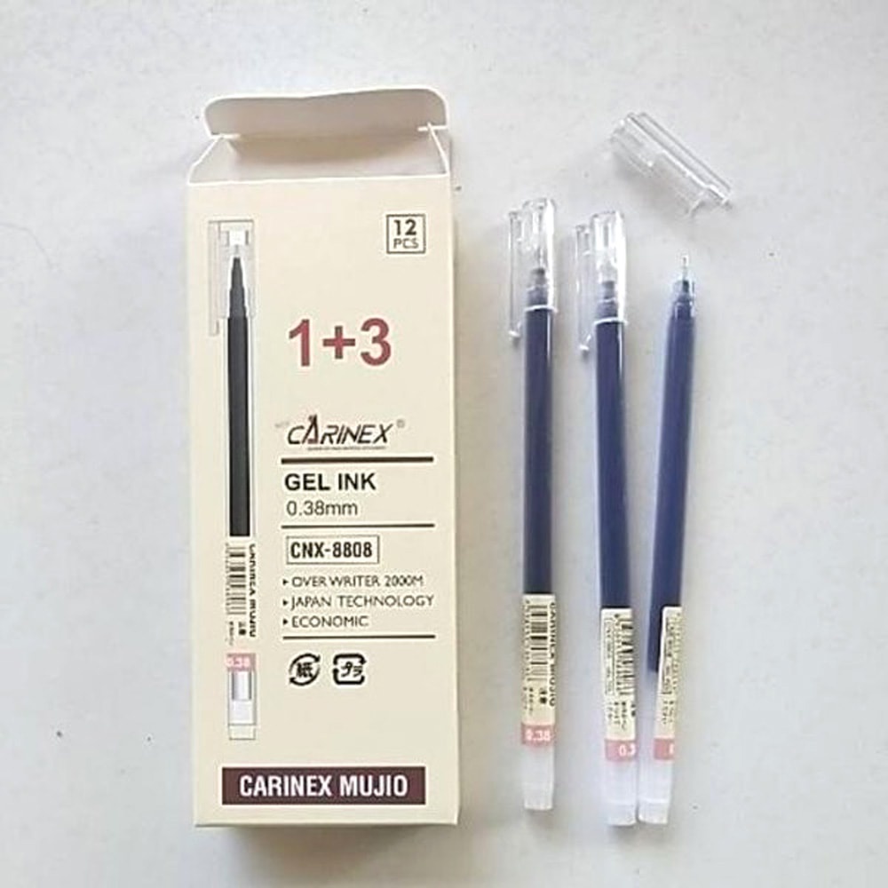 

Pulpen Carinex Mujio 038Mm Cnx 8808 Isi 12Pc