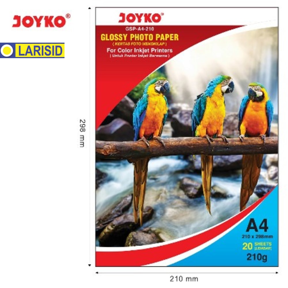 

Kertas Foto Photo Paper Glossy Joyko A4 210 Gram