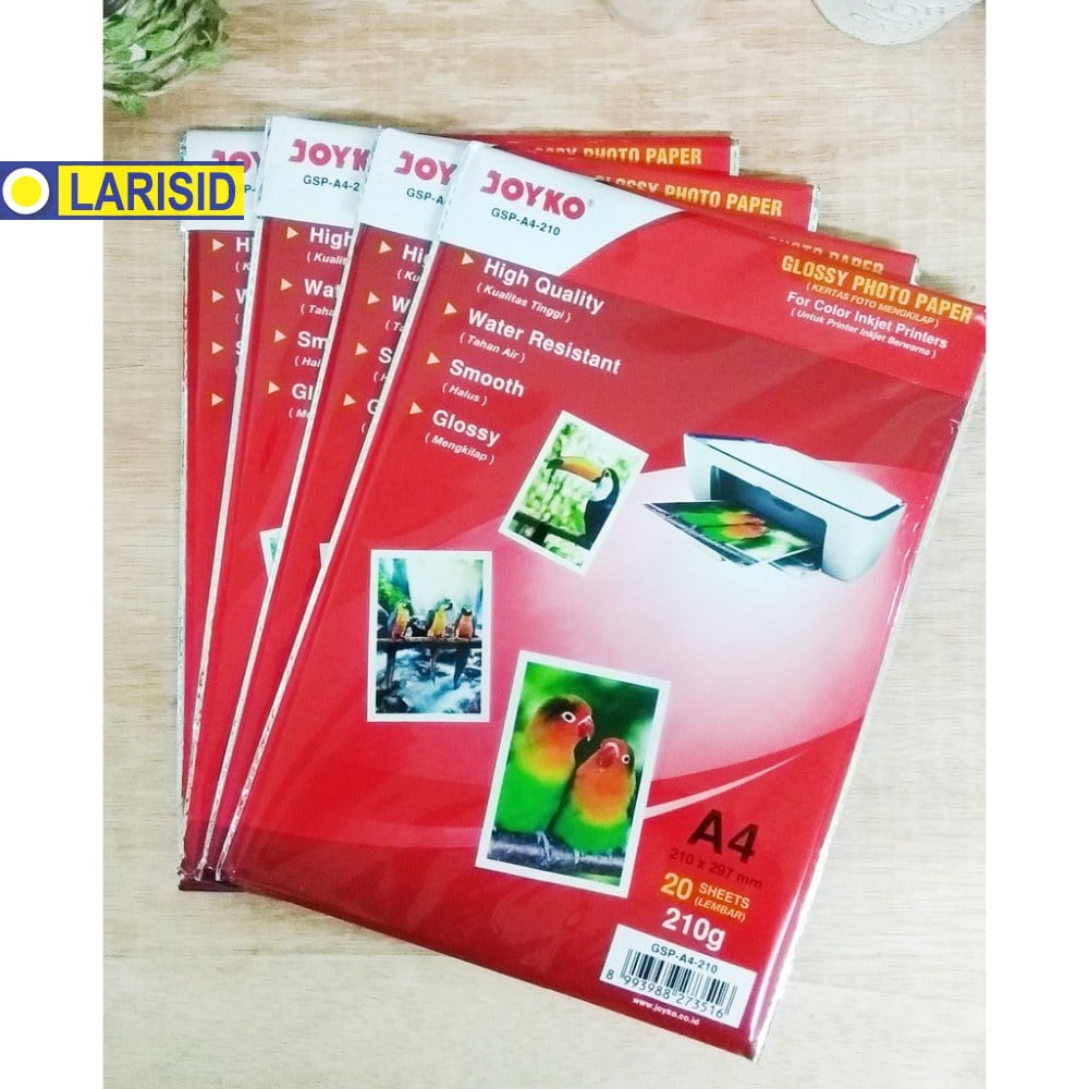 

Joyko Glossy Photo Paper Kertas Foto A4 210Gsm