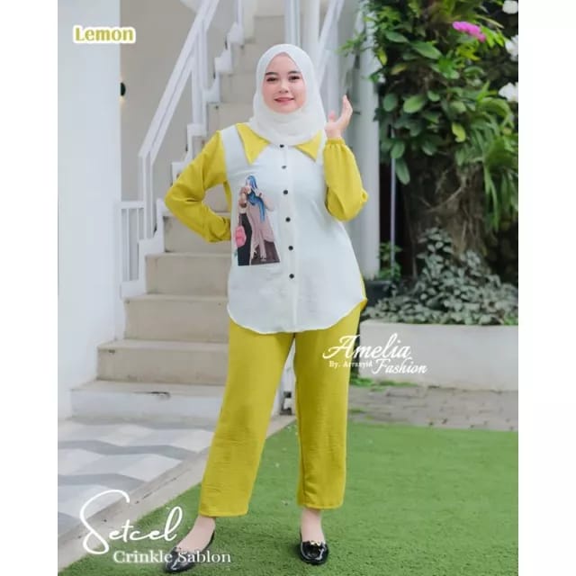 BAJU SETELAN WANITA MODEL KOMBINASI TERBARU 2023
