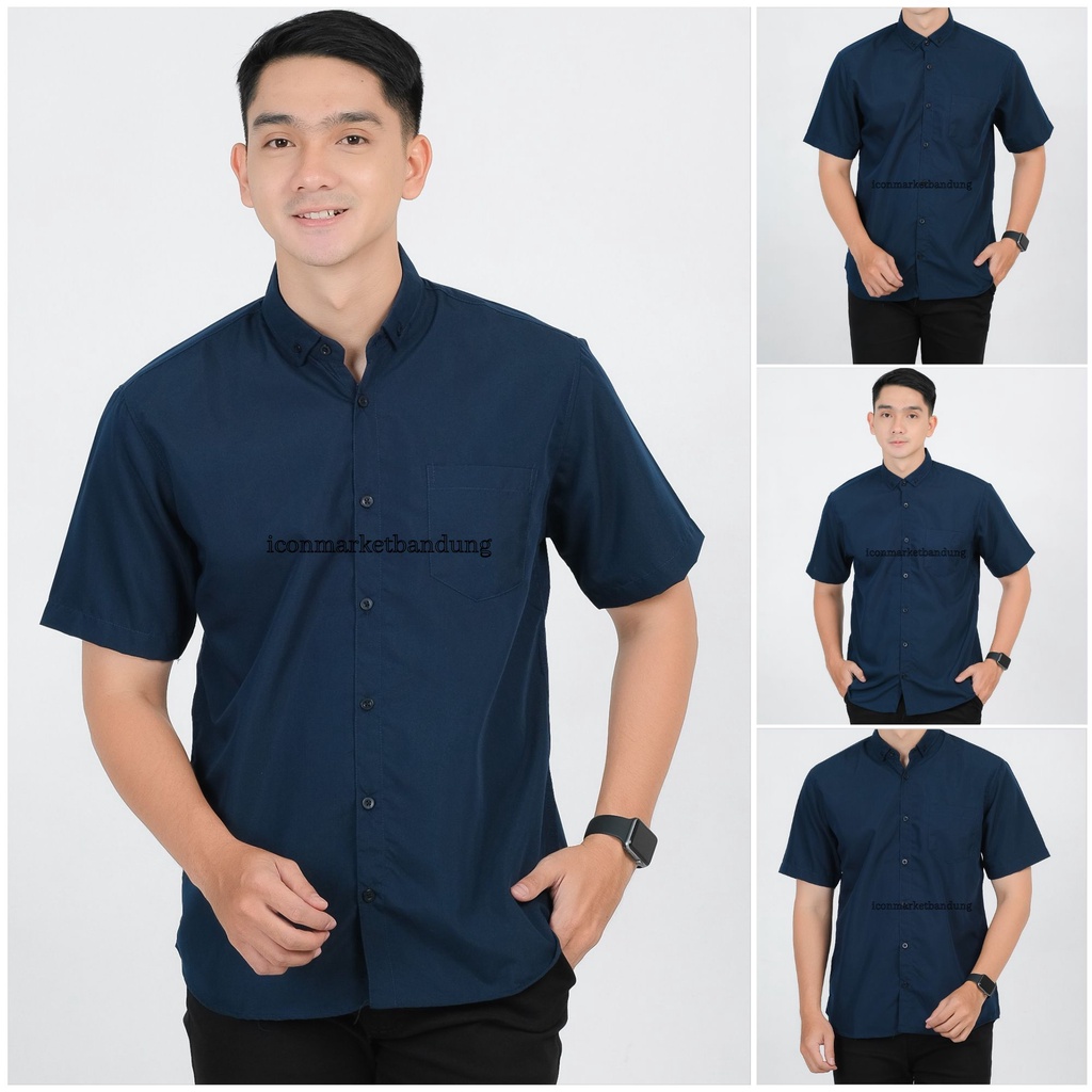 YANG LAGI HITS DICARI GAN Termurah Xman James Man Kemeja Pria Cowo Kantor Kasual Formal Lengan I.625