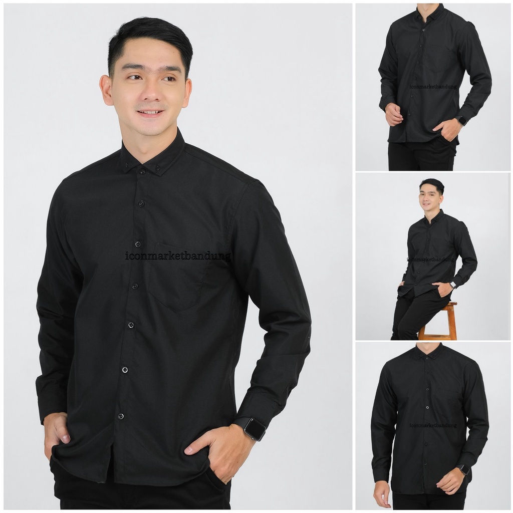 YANG LAGI HITS DICARI GAN Termurah Xman James Man Kemeja Pria Cowo Kantor Kasual Formal Lengan I.625